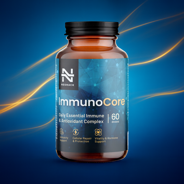 ImmunoCore imunitný komplex D3 E K2 A C Zinok – balenie NEOHACK