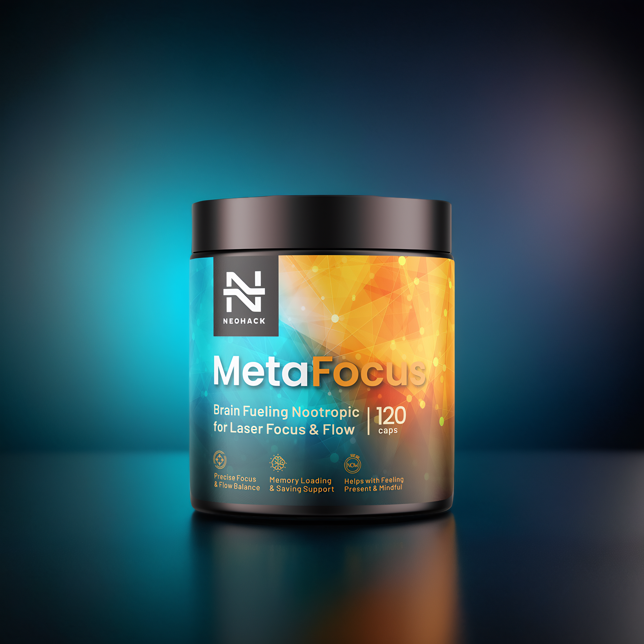MetaFocus - Prírodné Nootropikum bez pridaného kofeínu | Podpora Sústredenia a Pamäte