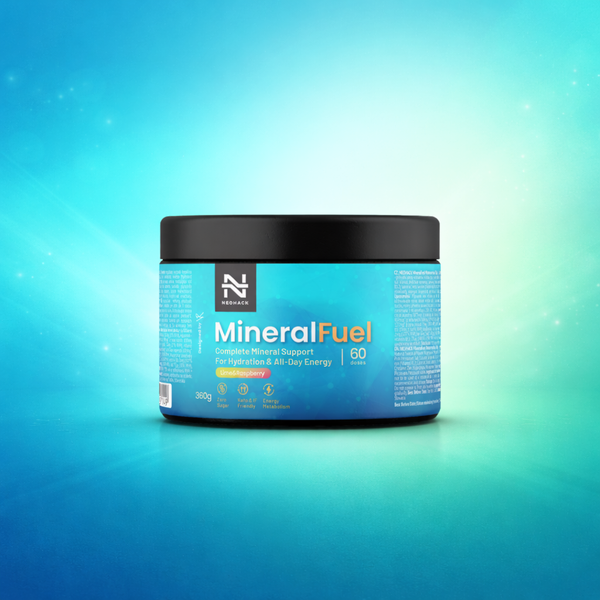 MineralFuel minerálna podpora energie – balenie NEOHACK