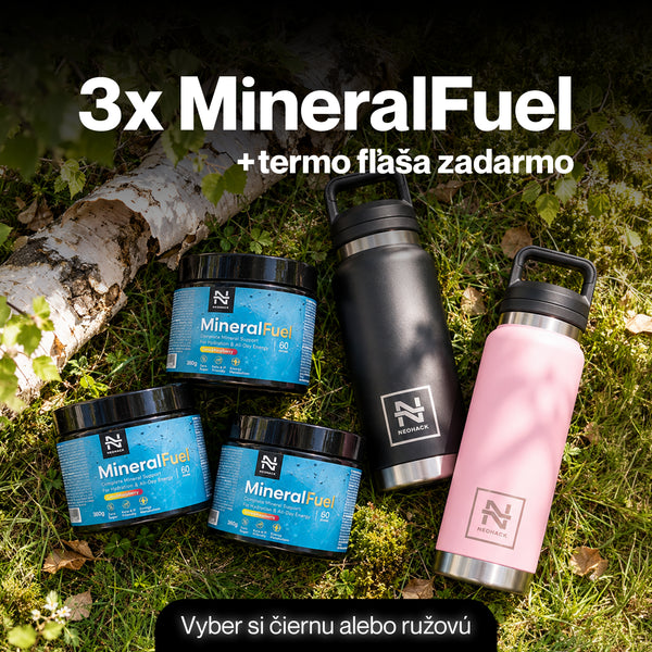 3× MineralFuel + termo fľaša ZADARMO