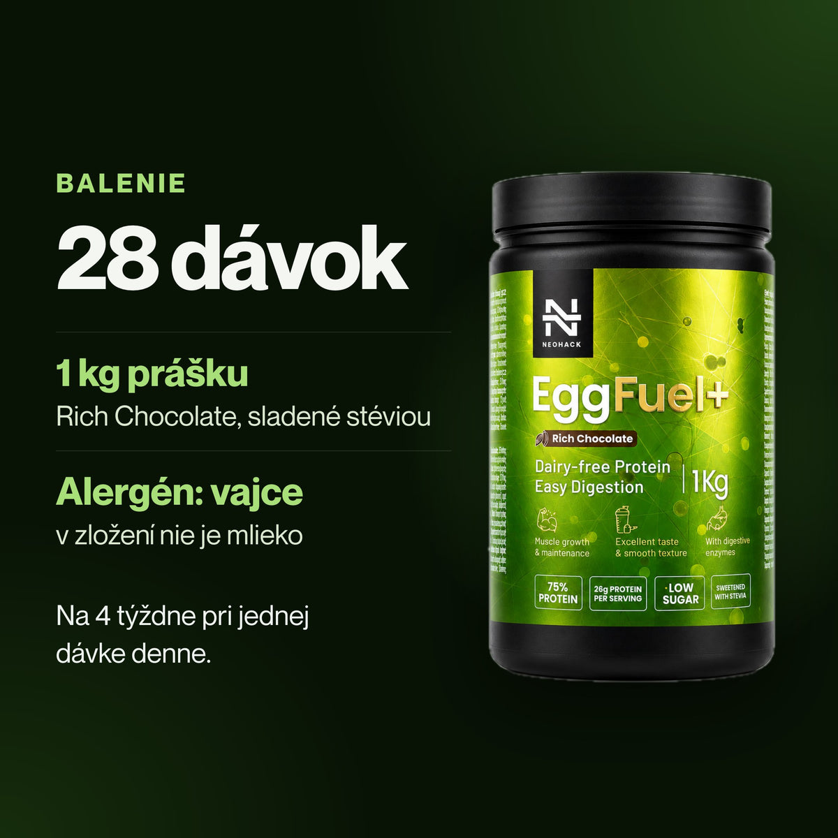 EggFuel – Balenie: 28 dávok