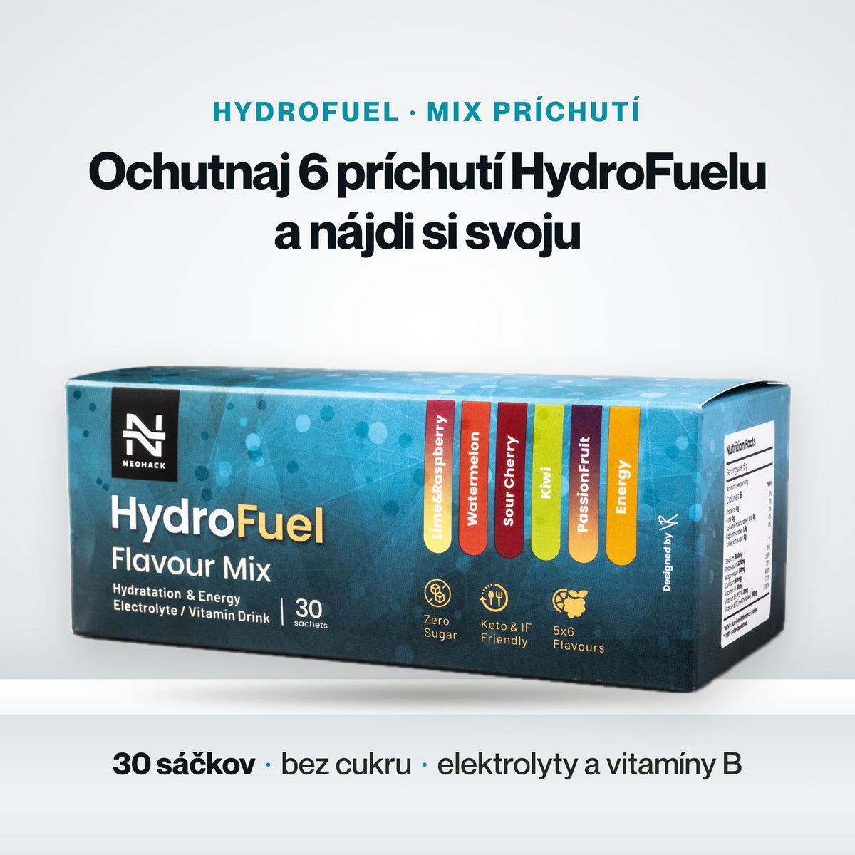 HydroFuelMix – Ochutnaj 6 príchutí HydroFuelu a nájdi si svoju