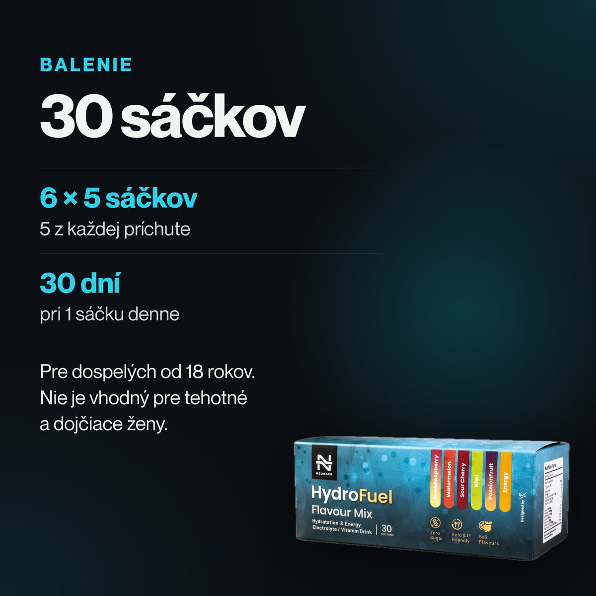 HydroFuelMix – Balenie: 30 sáčkov