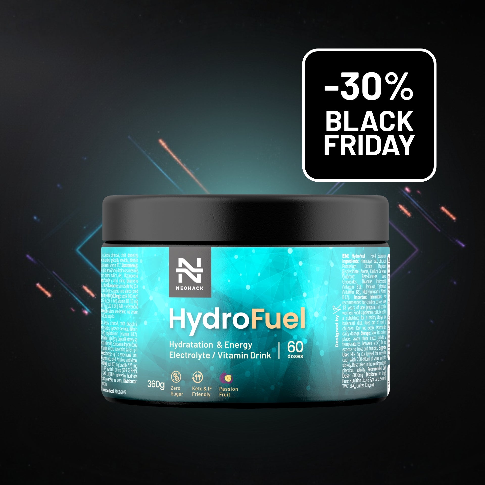 HydroFuel - Elektrolytový hydratačný nápoj