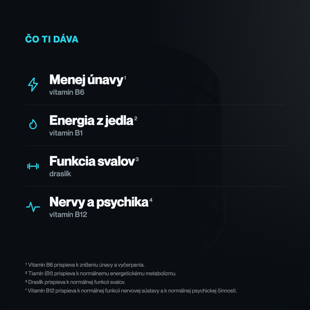 HydroFuel benefity – menej únavy, energia, funkcia svalov a nervov