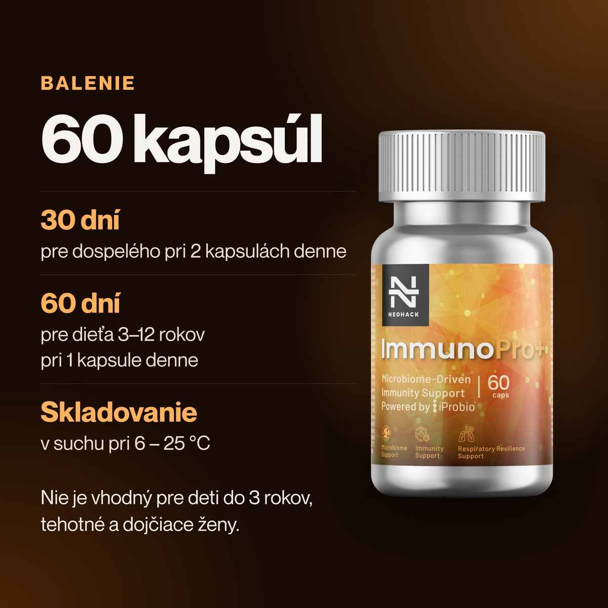 ImmunoPro – Balenie: 60 kapsúl