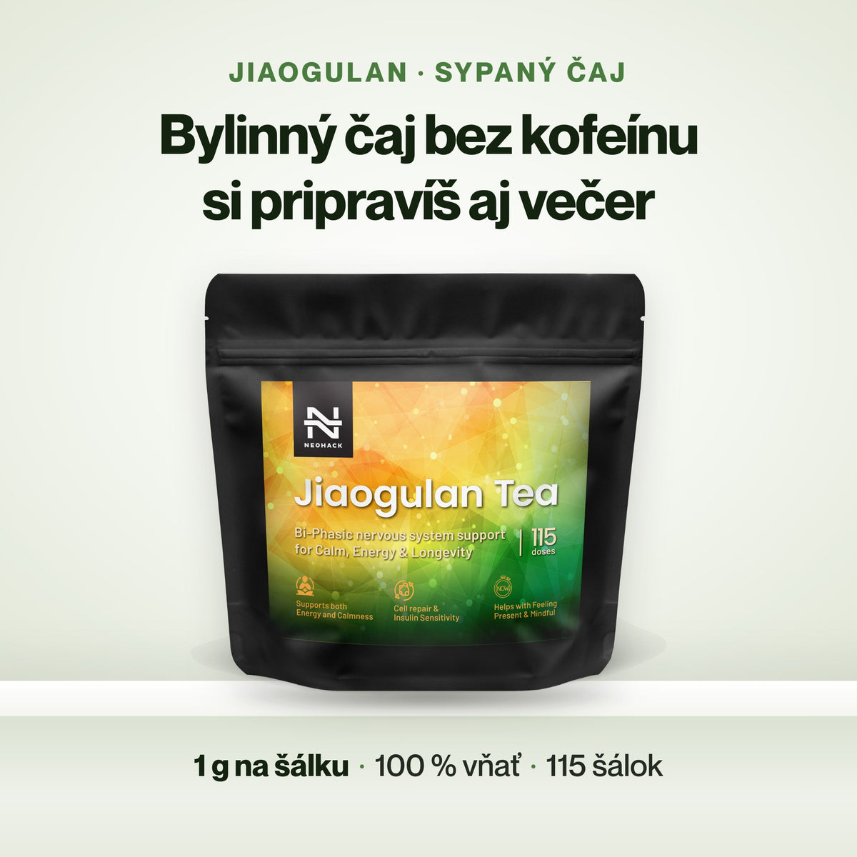 Jiaogulan – Bylinný čaj bez kofeínu si pripravíš aj večer