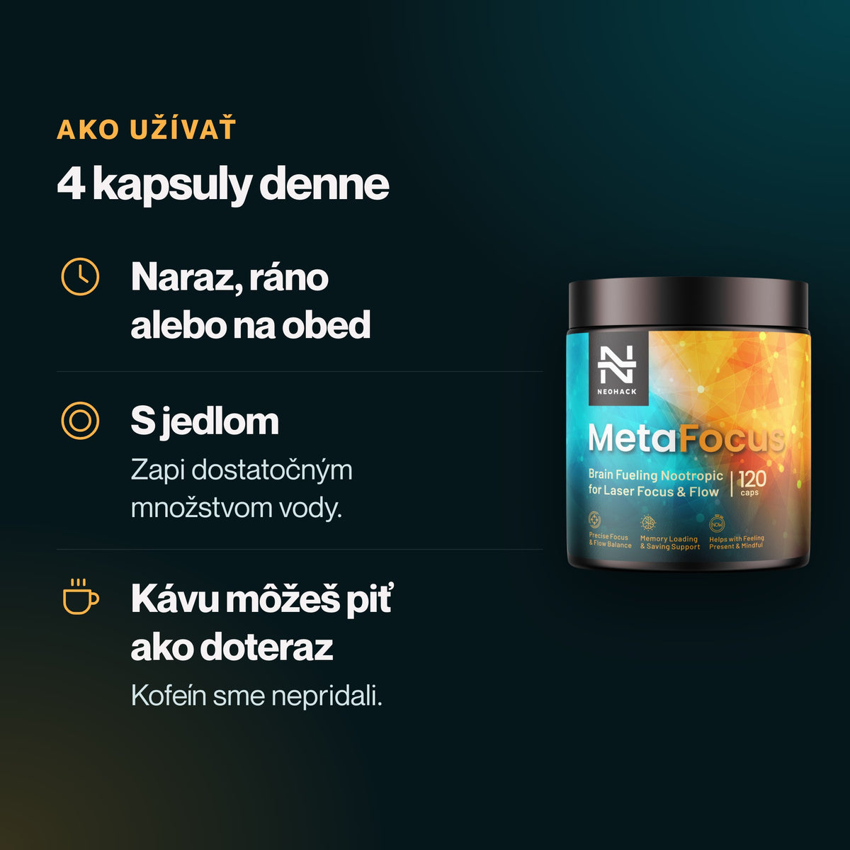 MetaFocus – 4 kapsuly denne