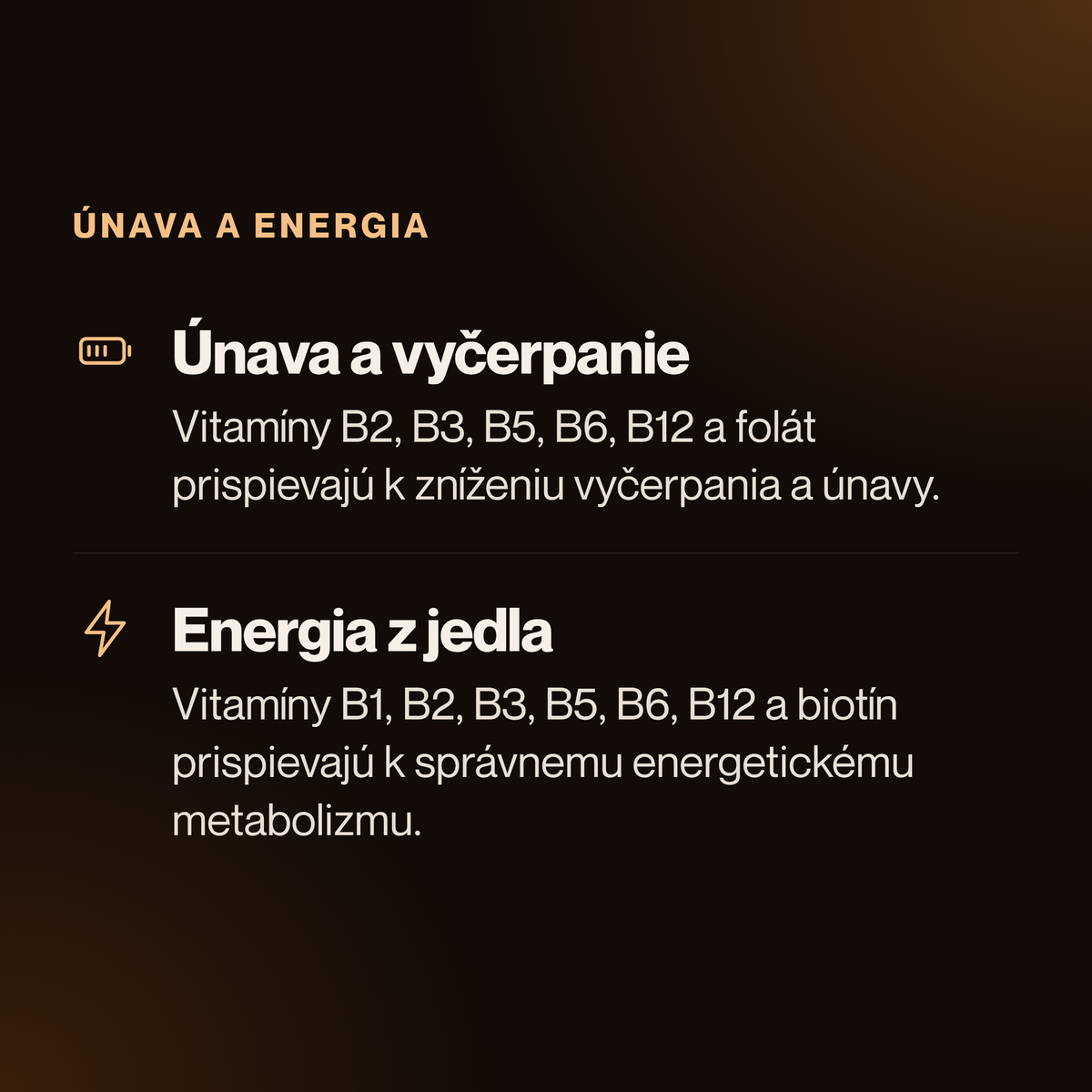 MethylFuel – vitamíny B a únava, energetický metabolizmus