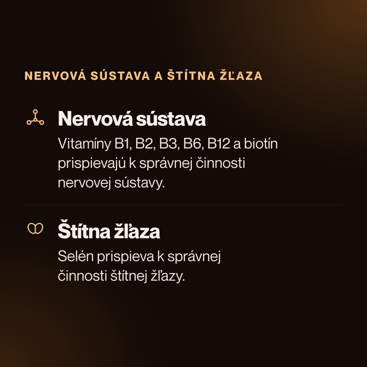 MethylFuel – nervová sústava a štítna žľaza