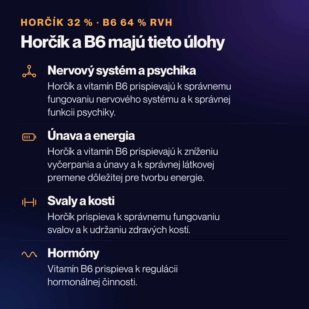 NightFuel – Horčík a B6 majú tieto úlohy