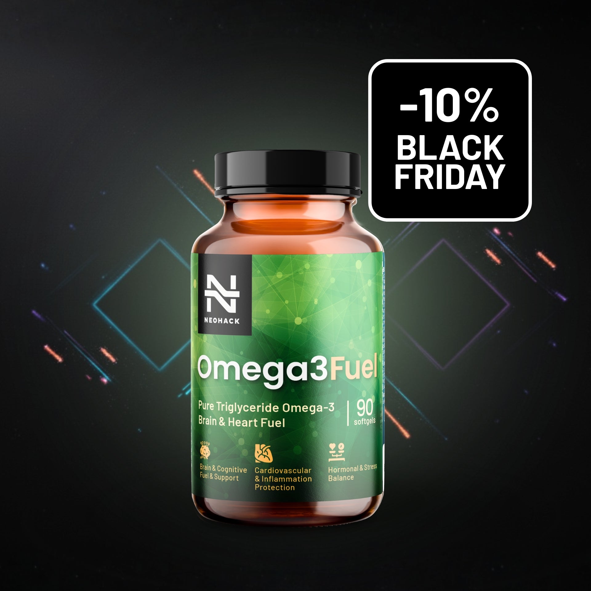 Omega3Fuel – Rybí olej s vysokým obsahom EPA a DHA (TG forma)