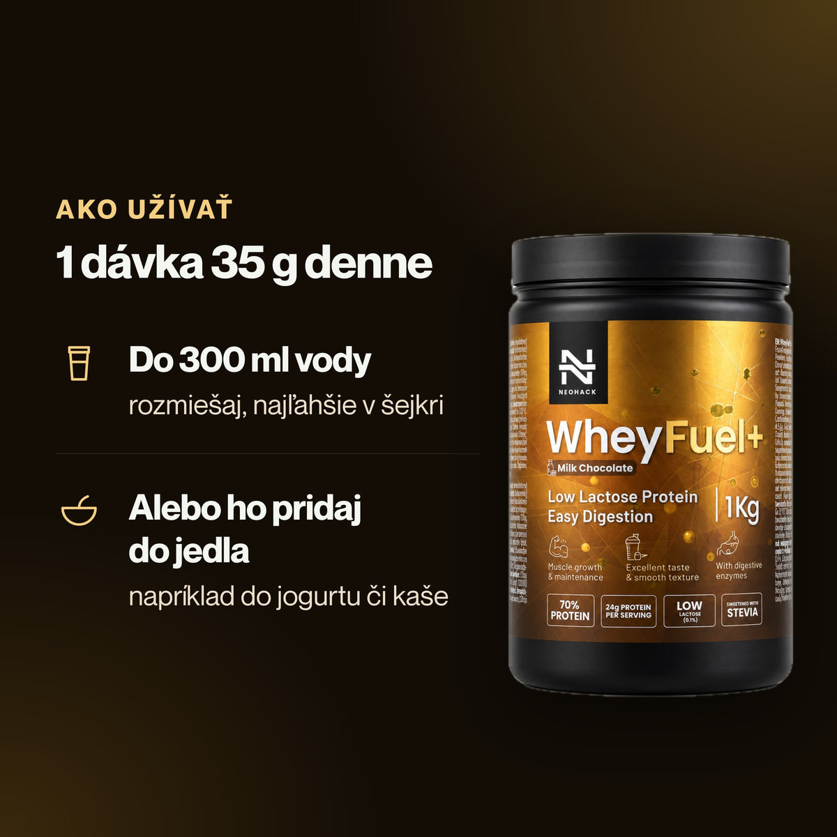 WheyFuel – 1 dávka 35 g denne