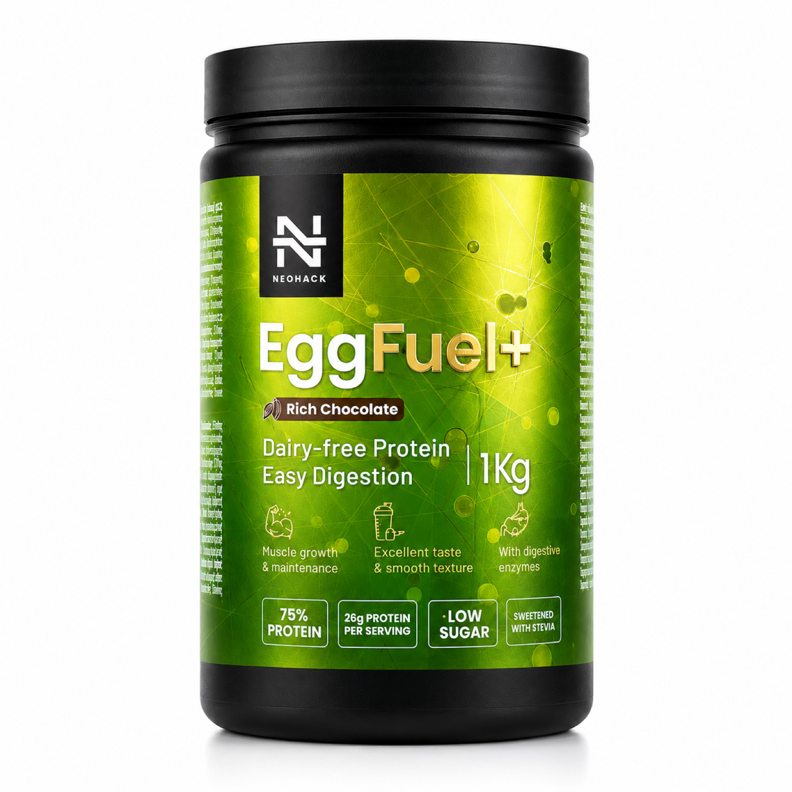 EggFuel+ vaječný proteín Rich Chocolate 1 kg — NEOHACK