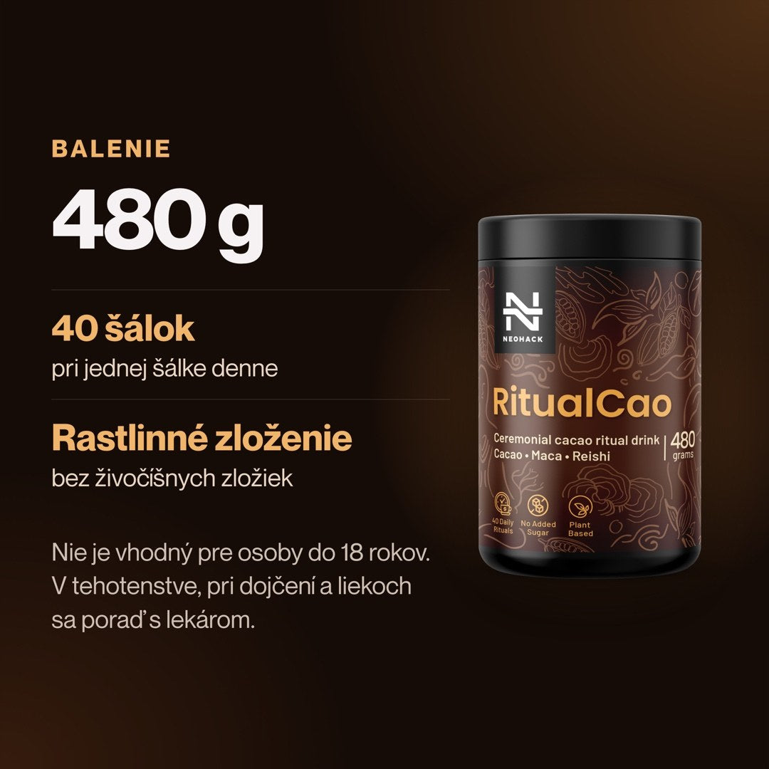 Balenie RitualCao 480 g na 40 šálok